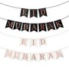 Eid Mubarak Guirlande | Or rose