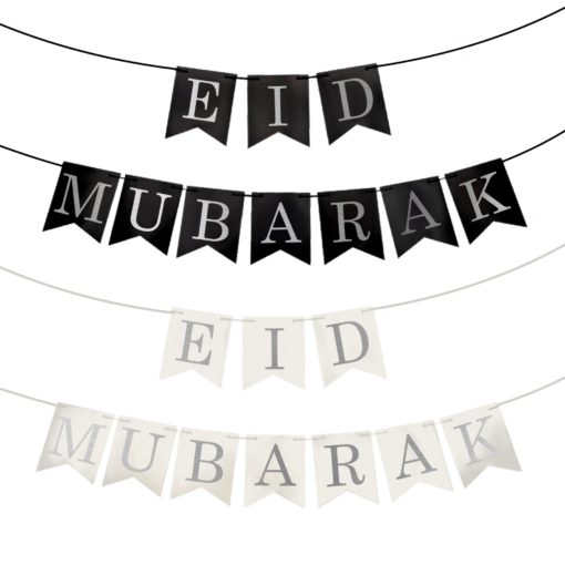 Eid Mubarak Guirlande | Argent